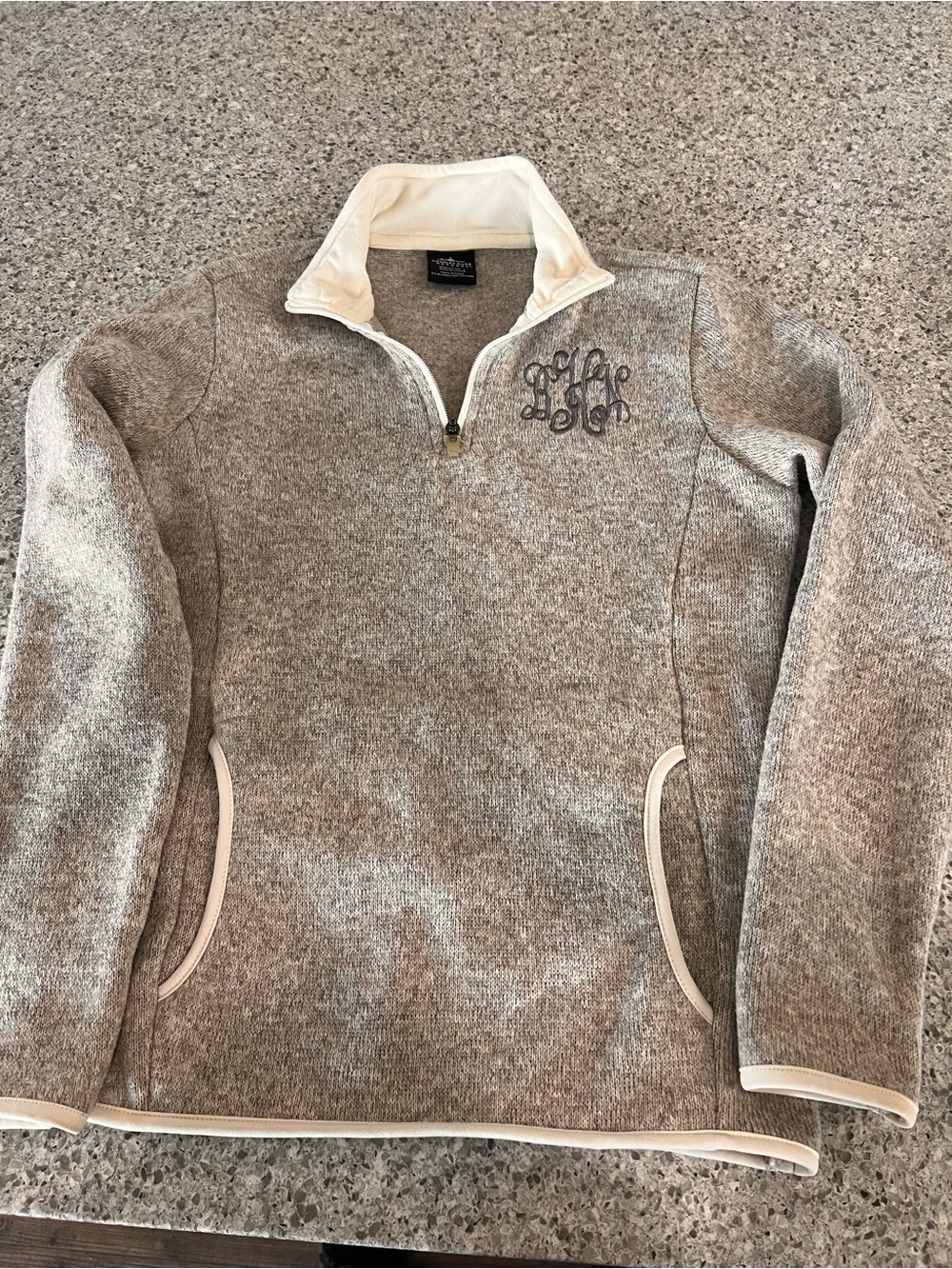 Charles River Apparel  Monogram Quarter-Zip Jacket